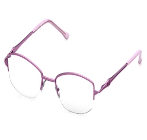 Image 2 of Purple Oval Eyeglasses for Men and Women from Titan Available at Titan Eye+
