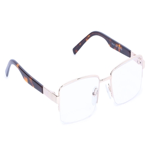 Image 2 of Rose Gold Rectangle Eyeglasses for Men and Women from Titan Available at Titan Eye+