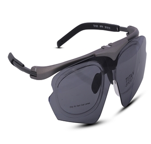Image 2 of Black Sporty Eyeglasses for Men from Titan Available at Titan Eye+