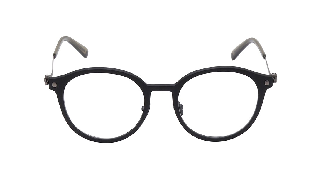 Image 1 of Black Round Eyeglasses for Men from Titan Available at Titan Eye+