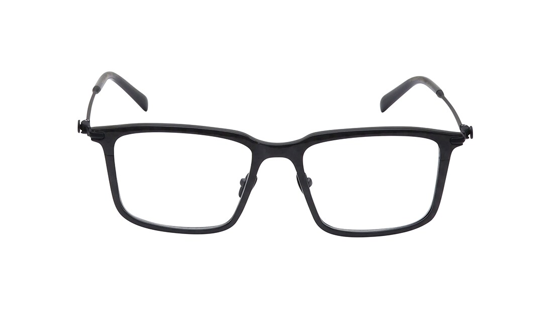Image 1 of Black Wayfarer Eyeglasses for Men from Titan Available at Titan Eye+