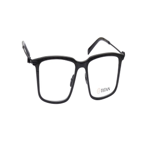 Image 2 of Black Wayfarer Eyeglasses for Men from Titan Available at Titan Eye+