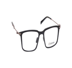 Image 2 of Black Wayfarer Eyeglasses for Men from Titan Available at Titan Eye+