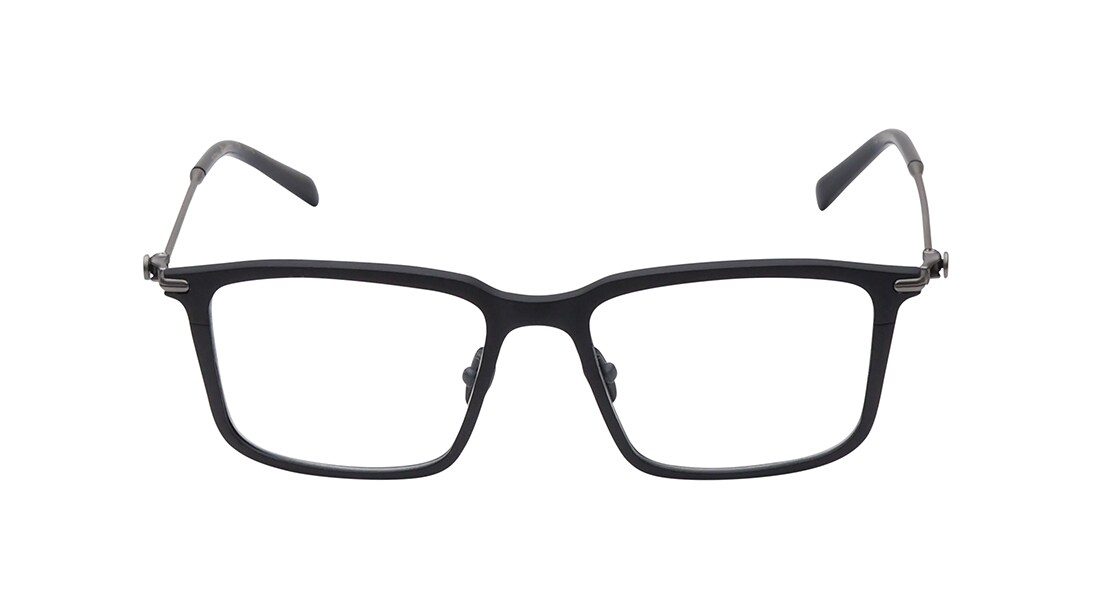 Image 1 of Black Wayfarer Eyeglasses for Men from Titan Available at Titan Eye+