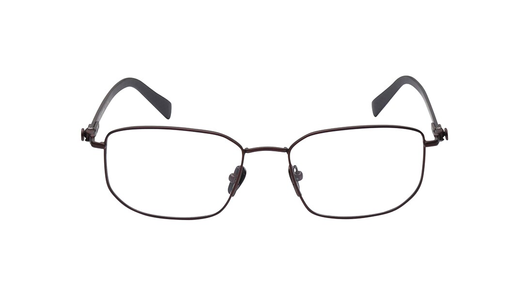 Image 1 of Brown Rectangle Eyeglasses for Men from Titan Available at Titan Eye+