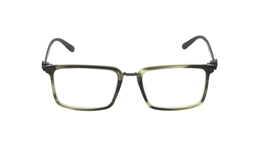 Image 1 of Olive Rectangle Eyeglasses for Men from Titan Available at Titan Eye+