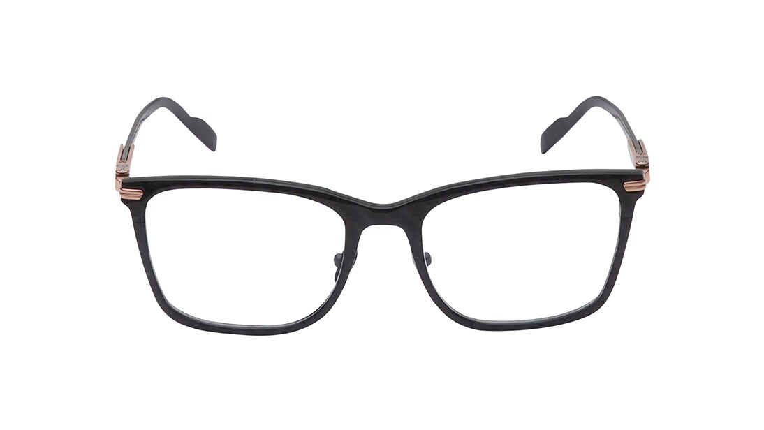 Image 1 of Black Rectangle Eyeglasses for Men from Titan Available at Titan Eye+