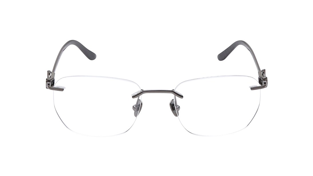 Image 1 of Grey Rectangle Eyeglasses for Men from Titan Available at Titan Eye+