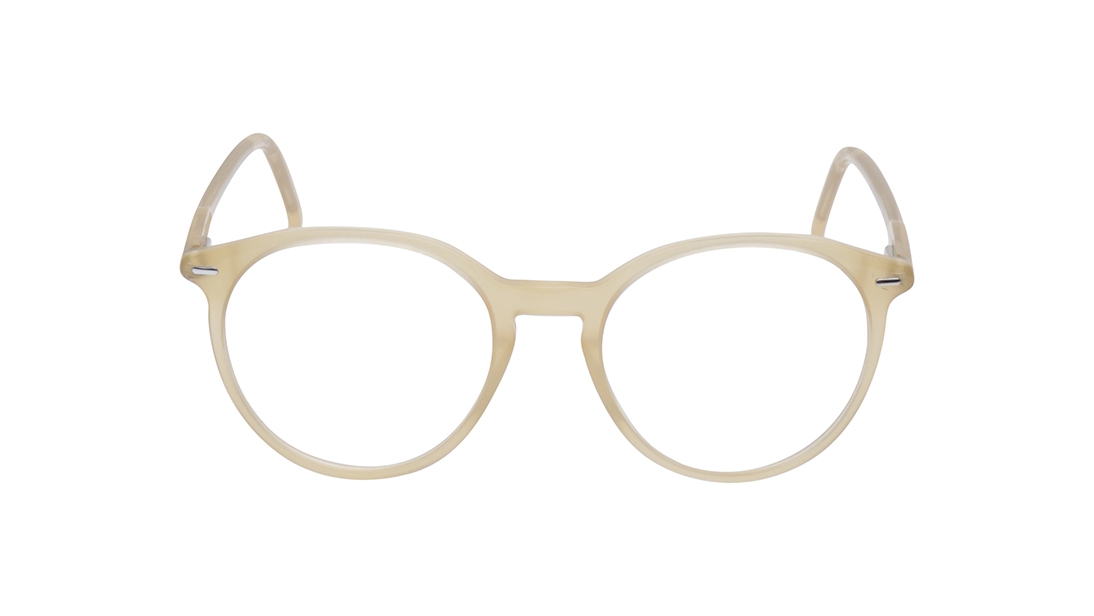 Image 1 of Yellow Round Eyeglasses for Men and Women from Titan Available at Titan Eye+