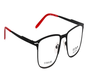 Image 2 of Black Wayfarer Eyeglasses for Men from Titan Available at Titan Eye+