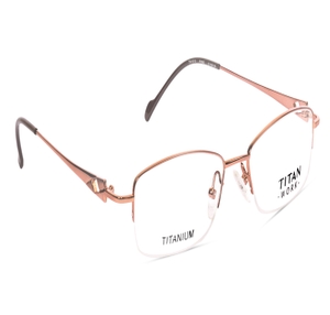 Image 2 of Copper Rectangle Eyeglasses for Women from Titan Available at Titan Eye+