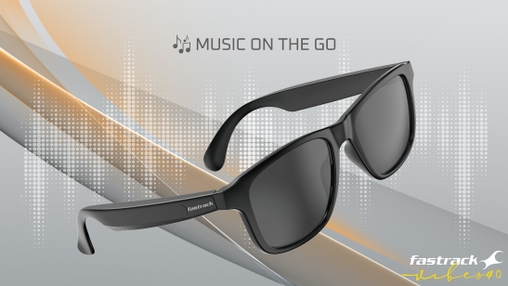 Image 2 of Grey Wayfarer Polarized Sunglasses for Men and Women from Fastrack Available at Titan Eye+