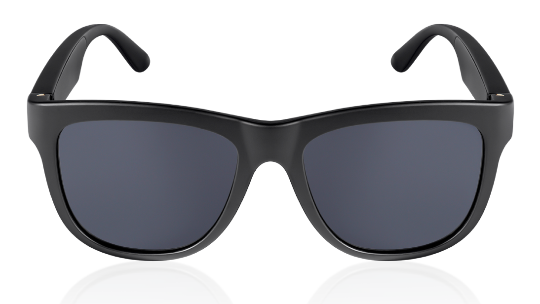 Image 1 of Black Wayfarer Polarized Smart Sunglasses for Men and Women from Fastrack Available at Titan Eye+