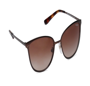 Image 2 of Brown CatEye Sunglasses for Women from Vogue Eyewear Available at Titan Eye+