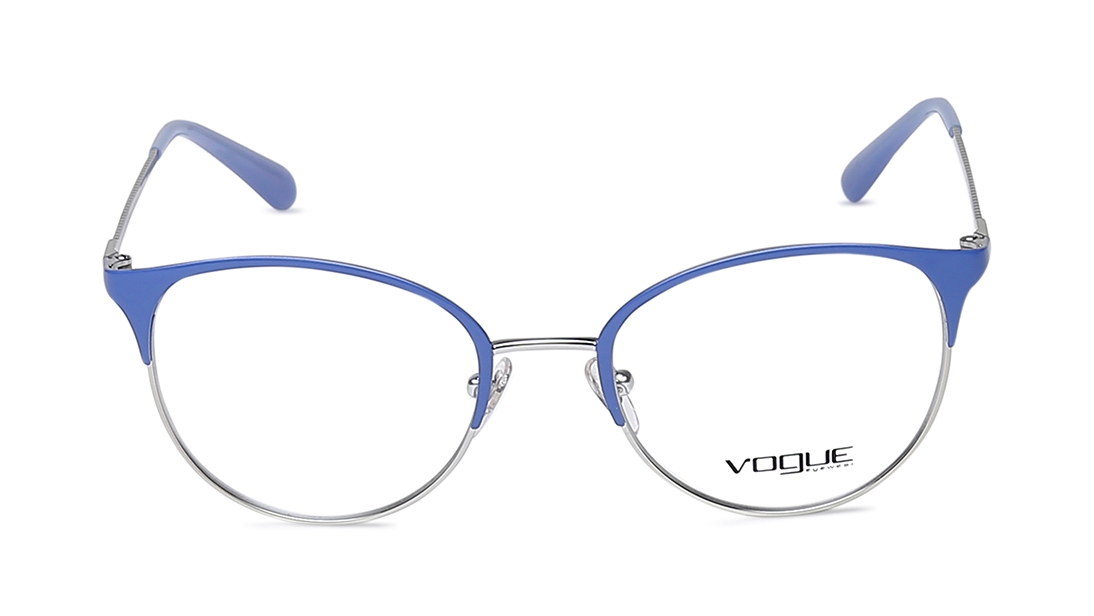 Image 1 of Blue CatEye Eyeglasses for Women from Vogue Eyewear Available at Titan Eye+