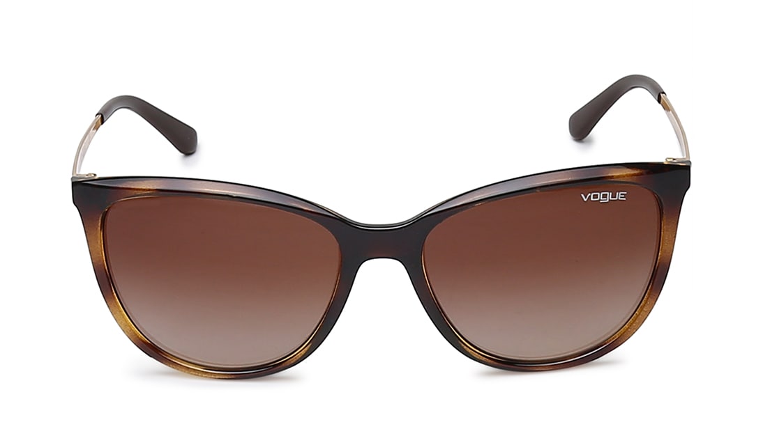 Image 1 of Brown CatEye Sunglasses for Women from Vogue Eyewear Available at Titan Eye+