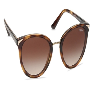 Image 2 of Brown CatEye Sunglasses for Women from Vogue Eyewear Available at Titan Eye+