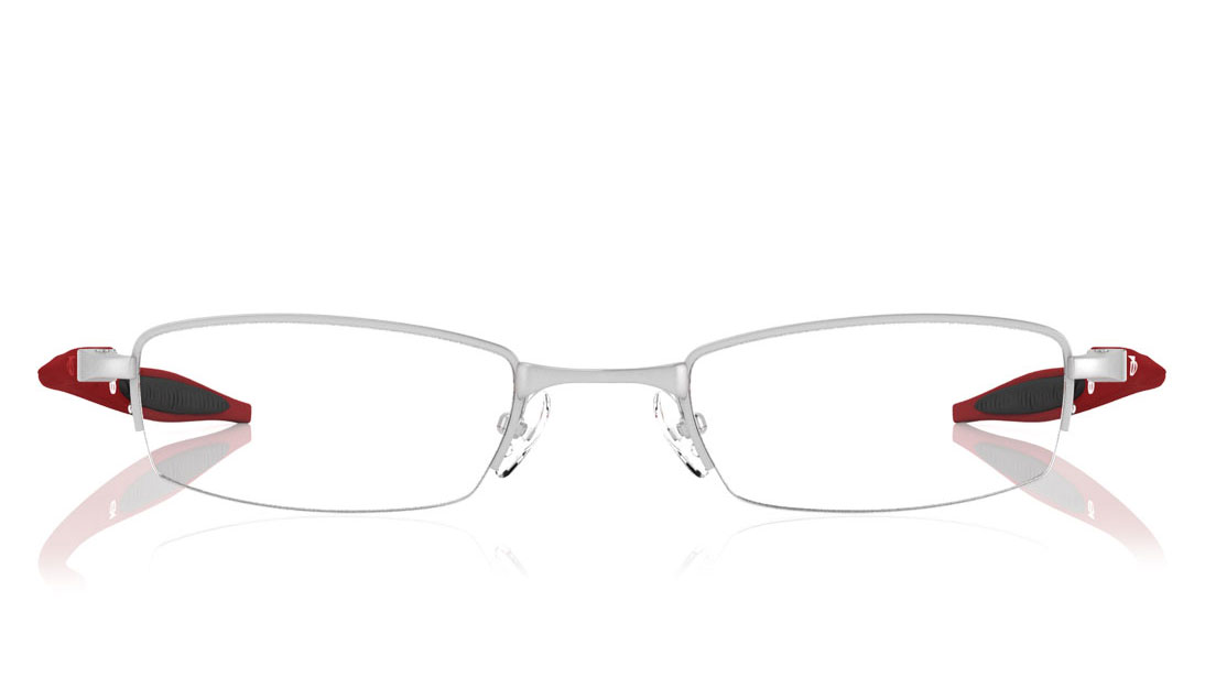 Image 1 of Silver Rectangle Eyeglasses for Men from Titan Available at Titan Eye+