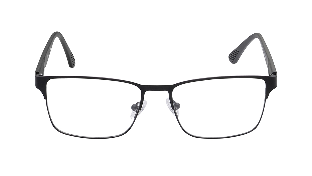 Image 1 of Black Rectangle Eyeglasses for Men from Titan Available at Titan Eye+